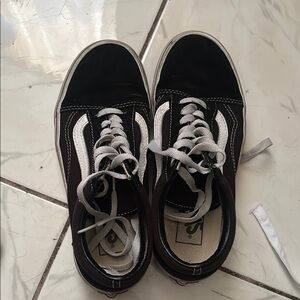 Vans Black and White Sneakers